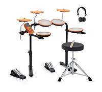 VISIONDRUM Compact Mesh Electronic Drum Set for Kids & Adults, Orange