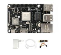 VisionFive 2 Lite RISC-V Single-Board Computer, StarFive JH-7110S SoC 2/4/8GB LPDDR4 WiFi6 BT5.4 HDMI2.0 Gigabit Ethernet, for Education, IIoT, Smart Home, 85 x 56 mm Compact (Basic Kit, 8+0GB)
