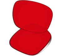 VisionGlobal Replacement Lenses for Ray-Ban Meta RW4009 (50mm), Red Lenses, Blue Light Blocking Sleeping Glasses Lenses (No Magnification)