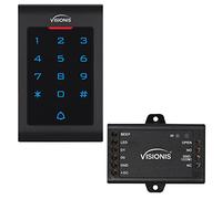 Visionis VIS-3002 Access Control Indoor Only Digital Touch Keypad + Reader Standalone + Wiegand 26 Standard Design No Software EM + Mifare Cards Compatible 2000 Users