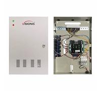 Visionis VS-AXESS-2DLX Two Door Professional Network Access Control Panel Controller Board and Power Supply Cabinet for 2 Doors Security with TCP/IP Wiegand and Desktop Software 100,000 Users