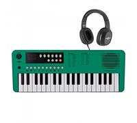 VISIONKEY-1 37 Key Portable Mini Keyboard with Headphones Green