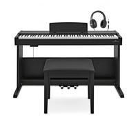 VISIONKEY-500 88-Key Weighted Digital Piano with Bench, Matte Black