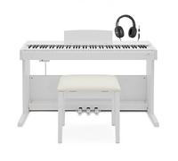VISIONKEY-500 88-Key Weighted Digital Piano with Bench, White