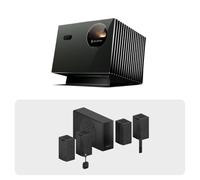 VisionMaster Pro2 Triple Laser 4K Projector, IMAX Enhanced, 3000 ISO Lumens, 15000:1 Contrast, Optical Zoom, HDR10+, 4ms Low Input Lag, Includes ThunderBeat Surround Sound System