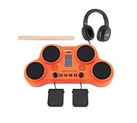 VISIONPAD-6 Electronic Drum Pad Pack by Gear4music, Orange