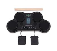 VISIONPAD-6 Tabletop Electronic Drum Kit 4 Pads, 2 Pedals and Drumsticks