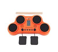 VISIONPAD-6 Tabletop Electronic Drum Kit 4 Pads, 2 Pedals and Drumsticks