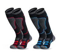 visionreast 2 Pairs Merino Wool Thermal Ski Socks Men & Women Knee High Outdoor Walking Socks Breathable Compression Socks for Cold Weather, Hiking, Snowboarding