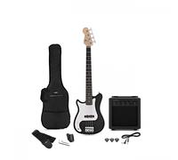VISIONSTRING 3/4 Left Handed Bass Guitar Pack Black