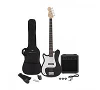 VISIONSTRING Left Handed Bass Guitar Pack Black - Nearly New