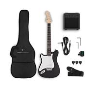 VISIONSTRING Left Handed Electric Guitar Pack Black
