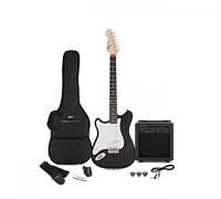 VISIONSTRING Left Handed Electric Guitar Pack Black