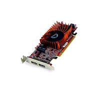 VisionTek Radeon 7750 2GB GDDR5 SFF Graphics Card, 4k 2 DisplayPort 1.2, PCIe, 7.1 Surround Sound, Included Full-Height Bracket - 900942,Multicolor, Red