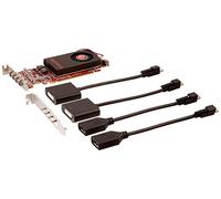 VisionTek Radeon 7750 SFF 2GB GDDR5 4M DirectX 11 OpenGL Single Fan Low Profile 4x miniDP Graphics Card - 900798