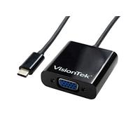 VisionTek USB C 3.1 to VGA Adapter, Male to Female, for iPad Pro, MacBook Pro, Chromebook, Lenovo, Dell, HP, Desktop Graphics and More (900818)