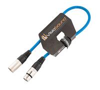 VisioSound Male to Female XLR Mic Lead/Balanced Microphone/Mic Patch Cable / 7 Colours 0.5m Blue