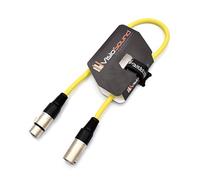 VisioSound Male to Female XLR Mic Lead/Balanced Microphone/Mic Patch Cable / 7 Colours (0.5m, Yellow)