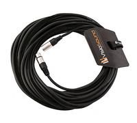 VisioSound Male to Female XLR Mic Lead/Balanced Microphone/Mic Patch Cable / 7 Colours 20m Black