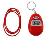 VISIOYO Voice Time Announcement in Italian - Talking Keychain for Elderly and Blind - Voice Time Announcement, Pocket Clock with Sound at the Hour