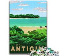 Visit Antigua 1000 Piece Jigsaw Puzzle for Adults Teens, Suitable for Ages 14 And Up Wall Decoration Christmas Birthday Gift 1000pcs (26x38cm)