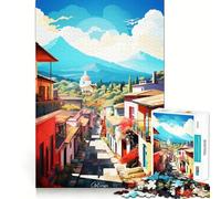 Visit Antigua 1000 Piece Teenager Puzzles Brain Boosting Play Tight Interlock No Gaps Relaxing Indoor Group Activity (38x52cm)
