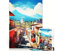 Visit Antigua Puzzles for Adults 1000 Puzzles Smart Exercise Light Enjoyment Accurate Edges Holiday Treat (50x75cm)