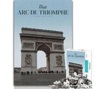 Visit Arc De Triomphe Puzzles for Teenagers Teens 2000pc Puzzle,Family Game Stress Reliever Difficult Challenge Great Gifts And Toys 70x100cm