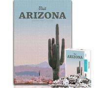 Visit Arizona Jigsaw Puzzles for Adults 1000 Pieces,Family Game Stress Reliever Difficult Challenge Great Gifts And Toys 50x75cm