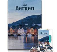 Visit Bergen Jigsaws 1000 Pieces for Adults,for Educational Game Challenge Toy for Is Ideal As A Gift for The Whole Family 50x75cm