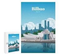 Visit Bilbao Decorative Jigsaw for Grown-Ups, 1000 PCS - Relaxing Home Activity - for Quiet Evenings And Focused Play
