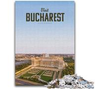 Visit Bucharest Jigsaw Puzzles for Adults 1000 Jigsaws, Challenging Game for Is Ideal As A Gift for The Whole Family 2000pcs (70x100cm)