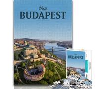 Visit Budapest Jigsaw Puzzles for Teenagers 1000 Piece,Educational Games Wall Decoration Unique Birthday And Xmas Gifts 50x75cm