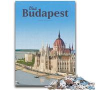 Visit Budapest Jigsaw Puzzles for Teenagers 1000, Staycation Kill Time Birthday Present, Gifts, Wall Art for 14+ 1000pcs (50x75cm)