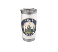 Visit Camelot King Arthur Funny History Stainless Steel Insulated Tumbler