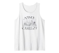 Visit Camelot Souvenir, Funny Middle Ages Castle Ren Faire Tank Top