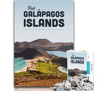 Visit Galapagos Islands Jigsaw Puzzles for Adults 1000 Piece Puzzle,Brain Teaser Game Wall Decoration Unique Birthday And Xmas Gifts 50x75cm