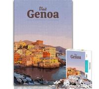 Visit Genoa Jigsaw Puzzles for Adults Teenagers Jigsaws Puzzle,Help The Brain Exercise Addictive Toys to Cultivate Patience Suitable for Couples 75x50cm