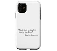 Visit Good Books, Live In The Bible Charles Spurgeon Quote Case for iPhone 11