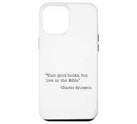 Visit Good Books, Live In The Bible Charles Spurgeon Quote Case for iPhone 12 Pro Max