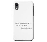 Visit Good Books, Live In The Bible Charles Spurgeon Quote Case for iPhone XR
