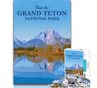 Visit Grand Teton Jigsaw Puzzles for Teenagers,Help The Brain Exercise Addictive Toys to Cultivate Patience A Work of Art 50x75cm