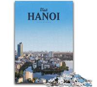 Visit Hanoi Jigsaw Puzzles for Teenagers 1000 Jigsaws, for Age 14+ Fun Games Fun Activities at Home, Birthday Gifts, Travel Gifts 1000pcs (26x38cm)