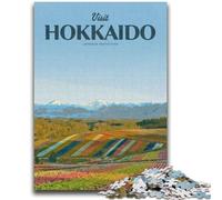 Visit Hokkaido Puzzles for Teenagers 1000 Pieces, Challenging Game Toys Wall Decoration Unique Birthday And Xmas Gifts 1000pcs (26x38cm)