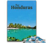 Visit Honduras 1000 Pieces Jigsaw Puzzles For Teens And Adults, Challenging Game And Family Play Parent-child Interaction 1000pcs (50x75cm)