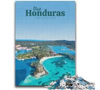 Visit Honduras Jigsaw Puzzles for Adults Teenagers Jigsaws Puzzle, Stress Reliever Difficult Challenge for Home Decoration for 14+ 2000pcs (70x100cm)