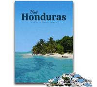 Visit Honduras Jigsaws 1000 Pieces for Adults, Challenging Game Gifts for Is Ideal As A Gift for The Whole Family 1000pcs (50x75cm)