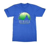 Visit Hyrule Where Legends are Born T-Shirt (Blue, L)