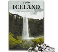 Visit Iceland 1000 Pieces Jigsaw Puzzles for Adults And Teens, for 14+ Train Your Brain And Your Hands Christmas Game Gifts 2000pcs (70x100cm)