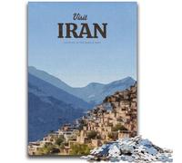 Visit Iran 1000 Piece Jigsaw Puzzle for Adults And Teenagers,Decompressing Intellectual Educational Toy Great Gifts And Toys (50x75cm)